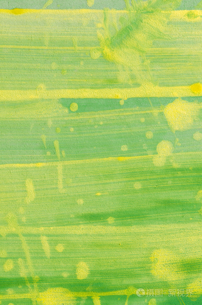 水彩的绿色画的背景