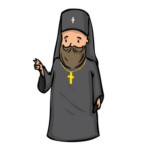 东正教基督教牧师图片