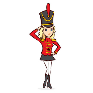 Hussar 服装的女孩子性格