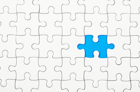 白色拼图游戏图片