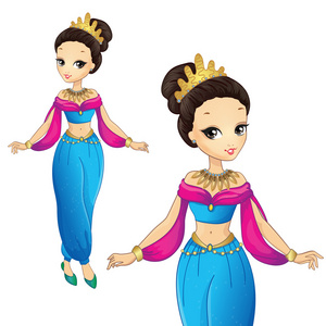 阿拉伯公主图片