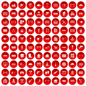 100栅栏图标设置为红色