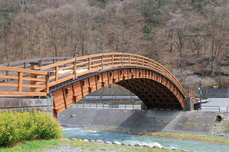 木曾 Oohashi 桥日本长野