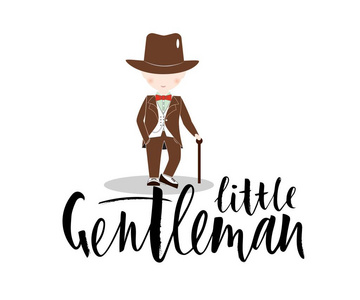 可爱小绅士图片