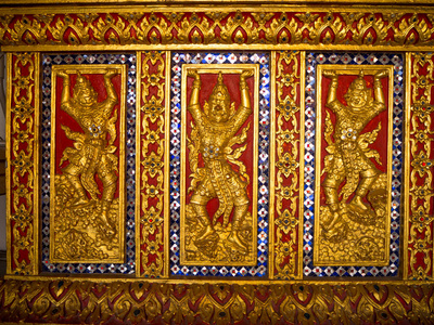 在寺庙泰国泰国风格的艺术