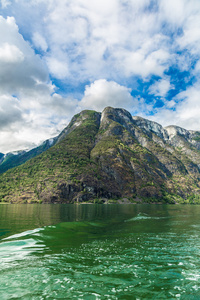 查看到在挪威 sognefjord