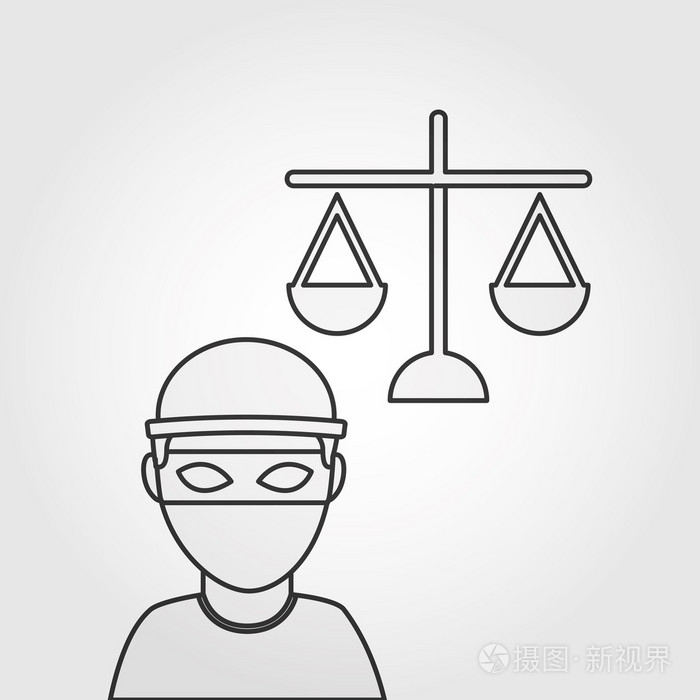 司法平面图标设计插画-正版商用图片0q8fyl-摄图新视界