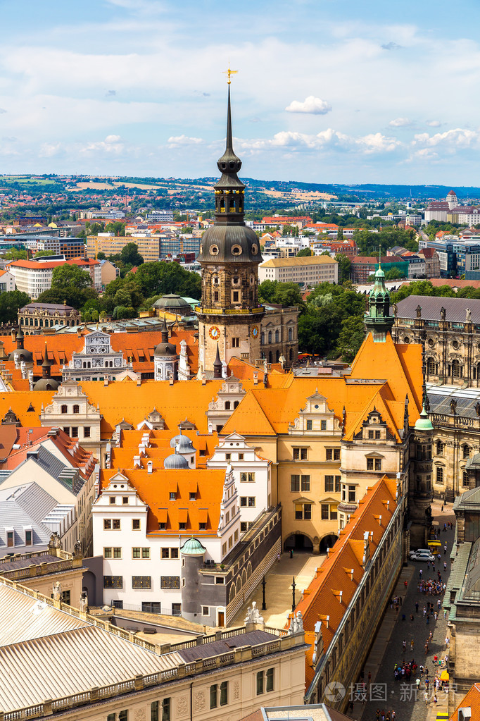 德累斯顿的全景视图