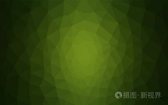 优雅明亮的多边形插图与渐变.一个全新的设计为您的传单