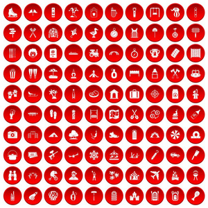 100假日家庭图标设置为红色