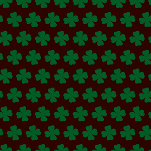 爱尔兰模式与三叶草叶子