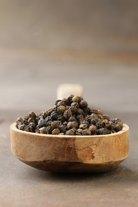 黑胡椒香料食品的传统和美味调味品