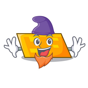 平行四边形小精灵平行四边形字符卡通风格矢量插画照片