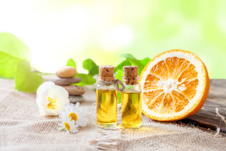 扁平型, 有色芳香精油在瓶子里玻璃瓶精油汉语精油滴管瓶甜橙精油在