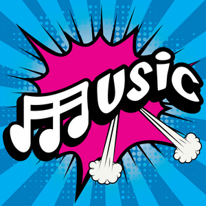 波普艺术漫画图标