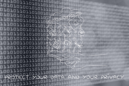 保护您的数据和隐私的概念