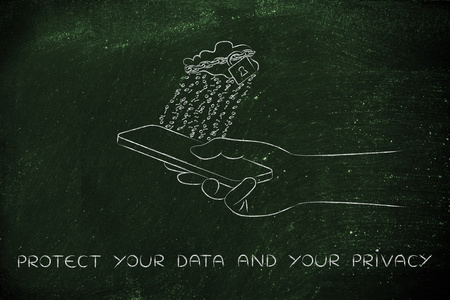 概念的保护您的数据和您的隐私