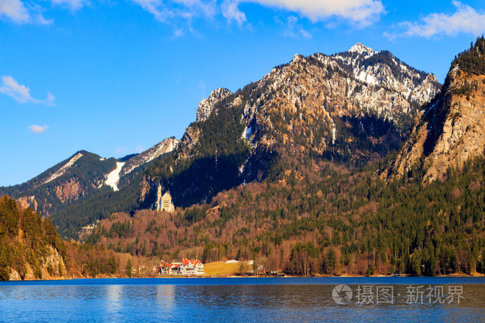 Alpsee 湖景观