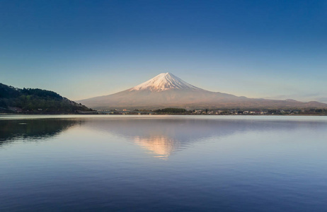 河口湖湖山梨日本富士山