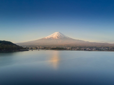 河口湖湖山梨日本富士山