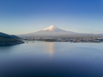 河口湖湖山梨日本富士山