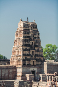 寺庙建筑群在亨比湿婆神庙
