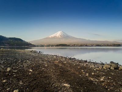 河口湖湖山梨日本富士山