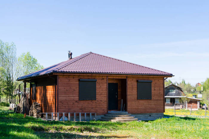 农村住宅景观与乡村木屋