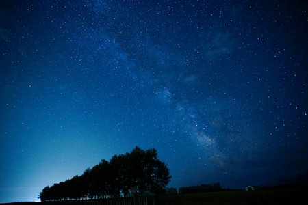 在北海道的银河星系