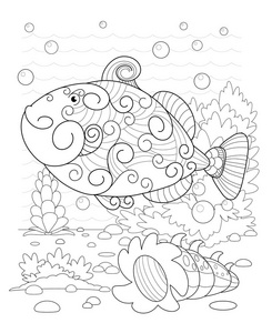 海藻手绘图片-海藻手绘素材-海藻手绘插画-摄图新视界