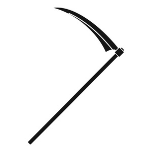 简单农场手抄报农场镰刀图标, 简单的样式照片