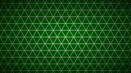 绿色小三角形的抽象光背景