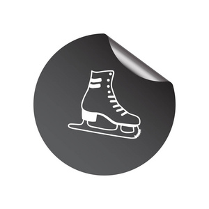 滑冰鞋 web 图标
