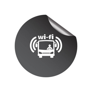 Wifi 在公共汽车标志