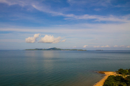 海滩天空, 风景, 自然背景