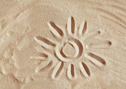 沙画.抽象的手做背景.沙子动画.