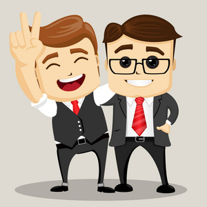 两个举起手来图片