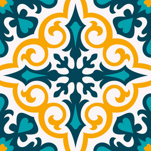 东方传统饰品, 地中海无缝图案, 瓷砖设计, 矢量插画?
