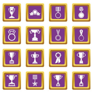 奖杯图标设置紫色