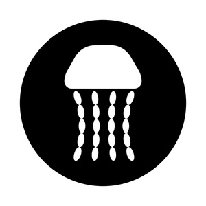 水母的剪影图片