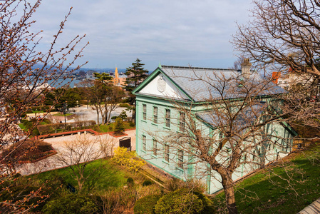 在元町公园,函馆建筑的博物馆照片