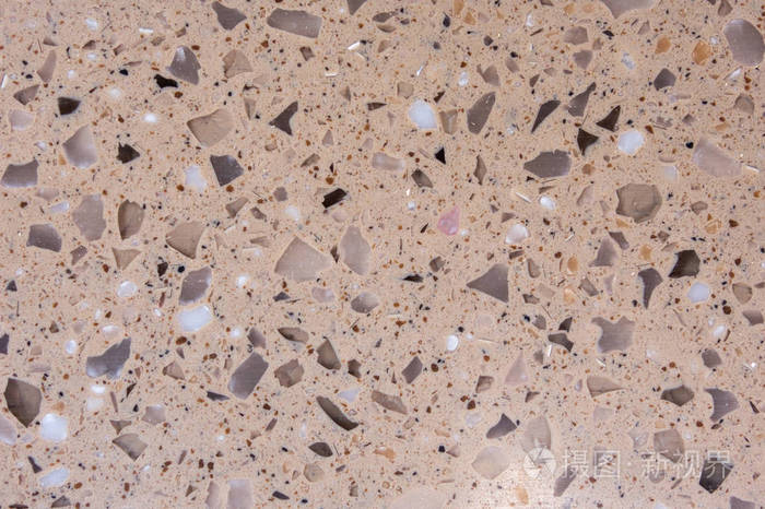 人造石英石纹理的特写高分辨率照片