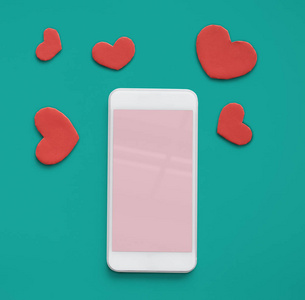 爱的心和智能手机
