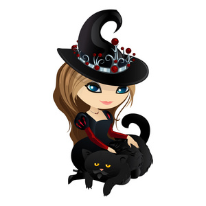 可爱卡通女巫图片