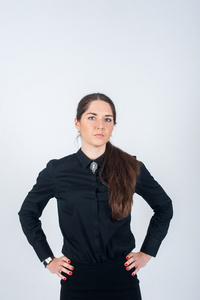 严格的女士图片