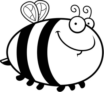 快乐卡通蜜蜂