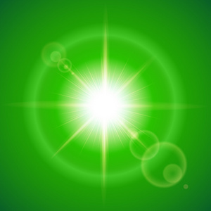 太阳与镜头光晕图片