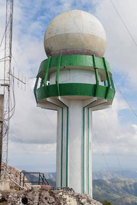 古巴彼德拉山的气象雷达