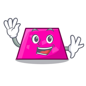 挥舞梯形字符卡通风格照片