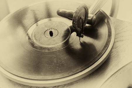 留声机碟片图片